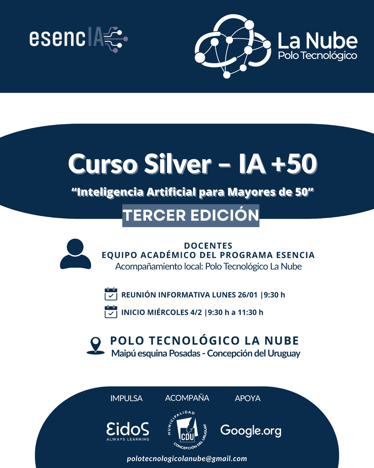 Curso “Silver – IA +50” – Tercera Edición
